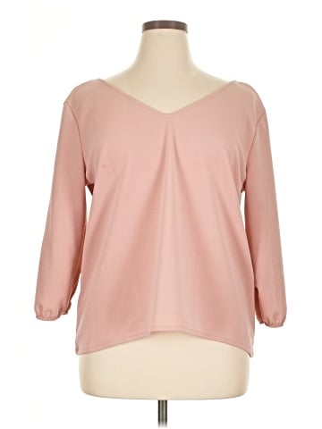 7th Avenue Design Studio New York & Company 3/4 Sleeve Blouse (view 1)