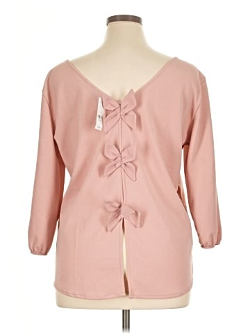 7th Avenue Design Studio New York & Company 3/4 Sleeve Blouse (view 2)