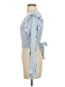 Tularosa Blue 3/4 Sleeve Blouse Size S - photo 5