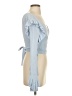 Tularosa Blue 3/4 Sleeve Blouse Size S - photo 4
