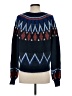 Sundry Chevron-herringbone Blue Pullover Sweater Size Sm (1) - photo 2