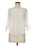 Ambiance 100% Rayon Ivory 3/4 Sleeve Blouse Size M - photo 1