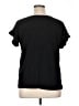 Max Studio Black Short Sleeve Top Size 1X - photo 2