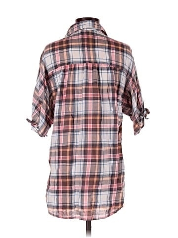 William Rast 3/4 Sleeve Button-Down Shirt (view 2)