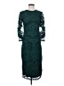 JS Collections 100% Polyester Teal Casual Dress Size 2 - photo 1