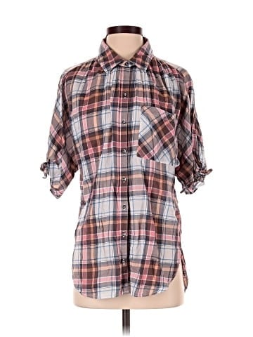 William Rast 3/4 Sleeve Button-Down Shirt (view 1)