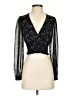 Wilfred 100% Polyester Black 3/4 Sleeve Blouse Size XS - photo 1