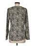 Chico's Animal Print Ivory Long Sleeve T-Shirt Size Med (1) - photo 2