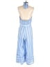 Tea & Cup 100% Polyester Blue Jumpsuit Size M - photo 2