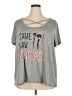 Boutique + Gray Short Sleeve T-Shirt Size 3X - photo 1