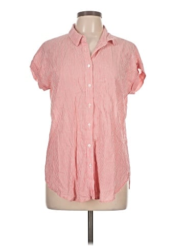 Ann Taylor LOFT Outlet Short Sleeve Button-Down Shirt (view 1)