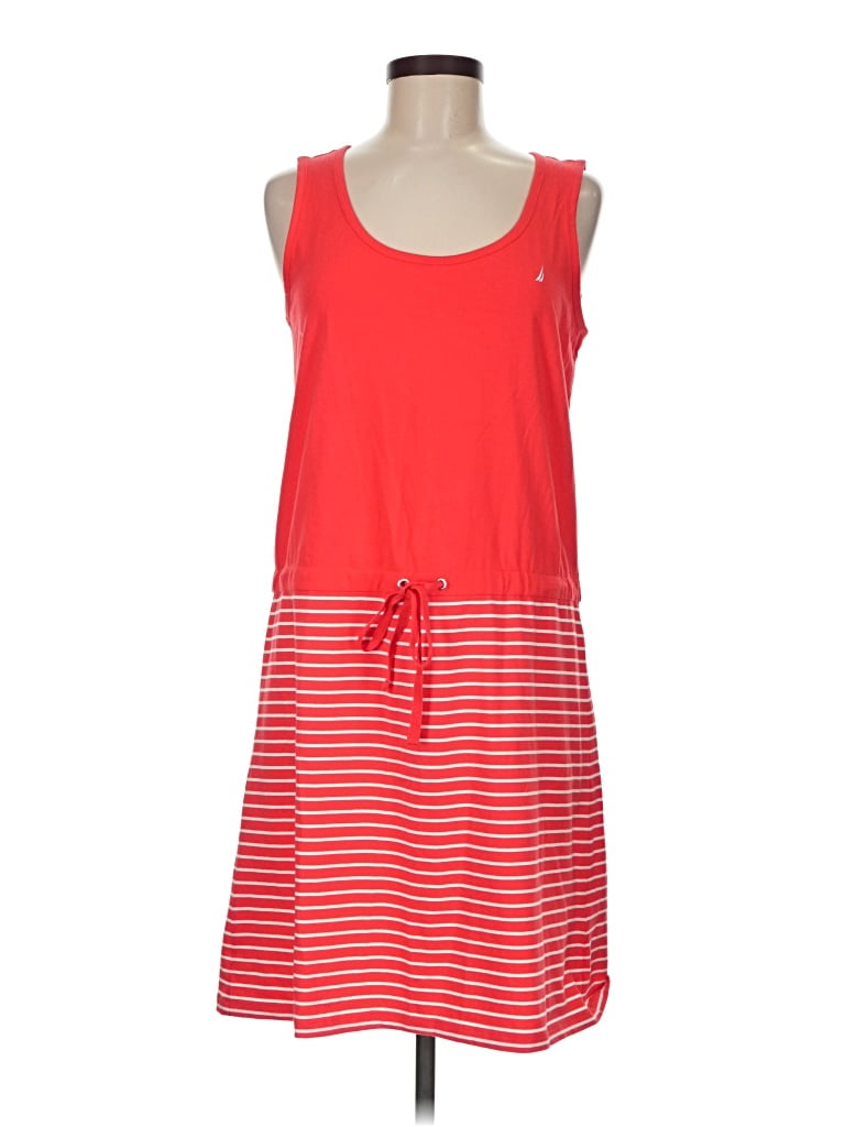Pre-owned Nautica Casual Dress In Red