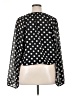 Evereve 100% Polyester Polka Dots Black 3/4 Sleeve Blouse Size XL - photo 2