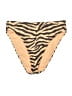 Unbranded Animal Print Tan Swimsuit Bottoms Size XL (estimated) - photo 1