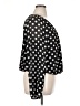 Evereve 100% Polyester Polka Dots Black 3/4 Sleeve Blouse Size XL - photo 4