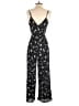 Amuse Society Stars Black Jumpsuit Size M - photo 2