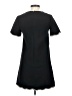 Aqua 100% Polyester Solid Black Casual Dress Size XS - photo 2