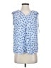 Papermoon 100% Polyester Blue Sleeveless Blouse Size S - photo 1