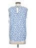 Papermoon 100% Polyester Blue Sleeveless Blouse Size S - photo 2