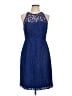 J.Crew Blue Cocktail Dress Size 10 - photo 1