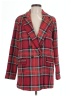 Maurices Plaid Red Blazer Size L - photo 1