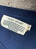 Tory Sport 100% Wool Chevron-herringbone Blue Wool Pullover Sweater Size L - photo 7