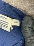 Tory Sport 100% Wool Chevron-herringbone Blue Wool Pullover Sweater Size L - photo 8