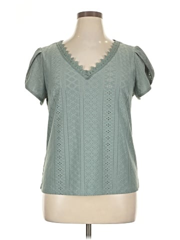 Cupshe Short Sleeve Blouse (view 1)
