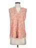 Papermoon 100% Polyester Orange Sleeveless Blouse Size S - photo 1