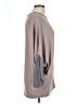 24/7 Maurices Color Block Tan Poncho Size L - photo 4