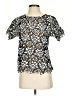 5/48 Black Short Sleeve Blouse Size XS - photo 1