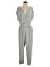Express Solid Gray Jumpsuit Size M - photo 1