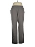 Purejill Solid Gray Casual Pants Size L - photo 1