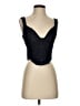 White Fox Black Sleeveless Blouse Size S - photo 1