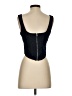 White Fox Black Sleeveless Blouse Size S - photo 2