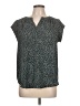 41Hawthorn Polka Dots Black Short Sleeve Blouse Size L - photo 1