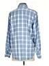 Frank & Eileen Checkered-gingham Blue Long Sleeve Button-Down Shirt Size XS - photo 2