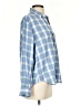 Frank & Eileen Checkered-gingham Blue Long Sleeve Button-Down Shirt Size XS - photo 4