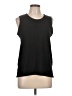 Max Studio Black Sleeveless T-Shirt Size L - photo 1
