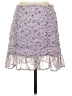 Sage the Label 100% Polyester Floral Purple Casual Skirt Size S - photo 2