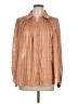 Express Tan Long Sleeve Blouse Size L - photo 1