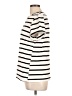 Unbranded Stripes Ivory Short Sleeve Turtleneck Size L (estimated) - photo 5