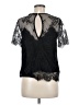 Lulus 100% Nylon Black Short Sleeve Top Size M - photo 2