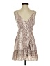 Audrey 3+1 Paisley Brown Cocktail Dress Size S - photo 1