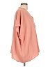 Entro 100% Polyester Pink Short Sleeve Blouse Size L - photo 4