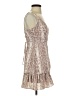 Audrey 3+1 Paisley Brown Cocktail Dress Size S - photo 4