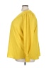 Ann Taylor LOFT 100% Polyester Yellow 3/4 Sleeve Blouse Size 24 - photo 5
