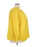 Ann Taylor LOFT 100% Polyester Yellow 3/4 Sleeve Blouse Size 24 - photo 4