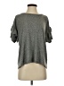 Black Orchid Denim Gray Short Sleeve Top Size S - photo 1