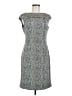 Tory Burch Paisley Gray Cocktail Dress Size 8 - photo 1